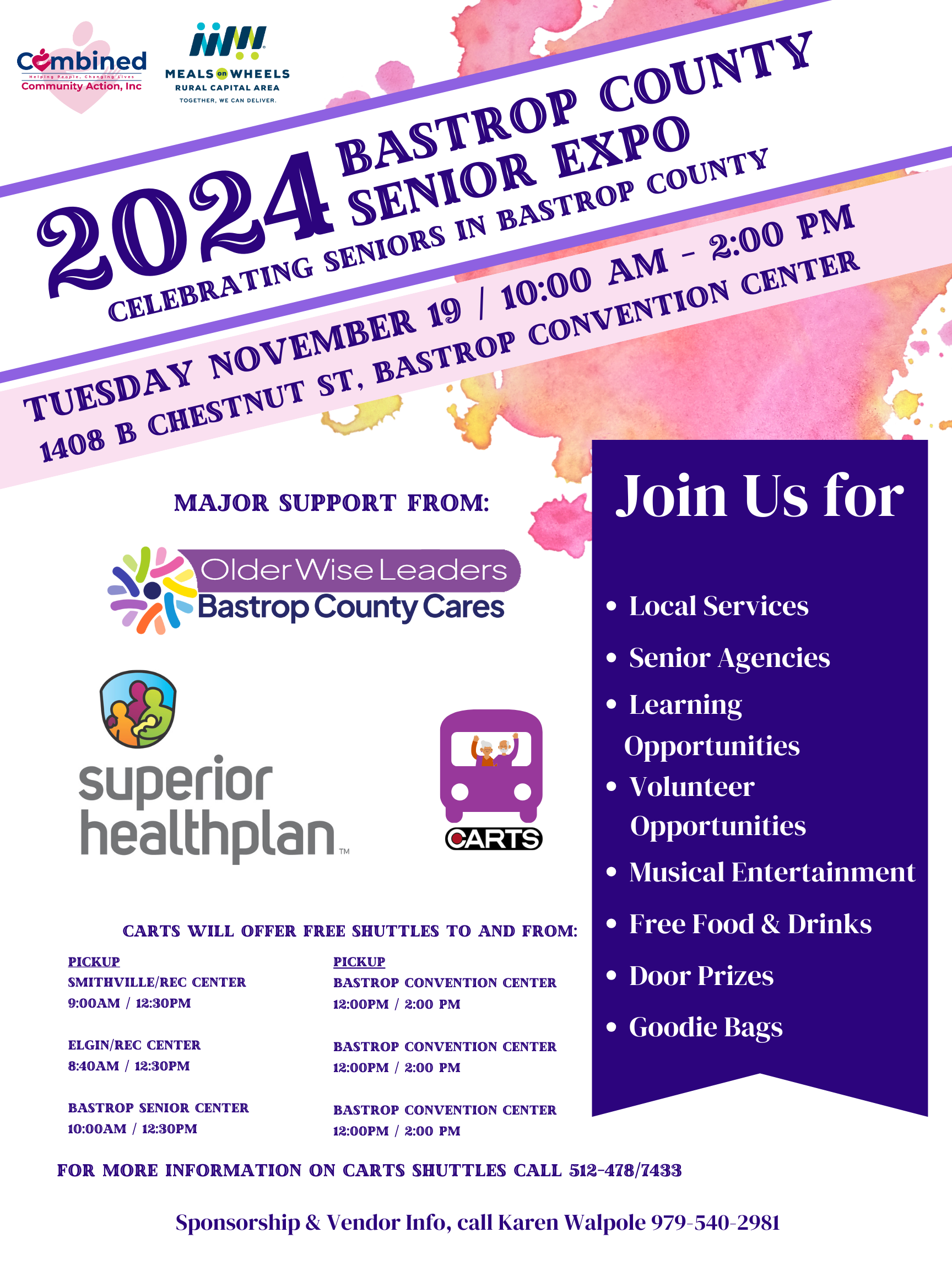 Bastrop County Senior Expo