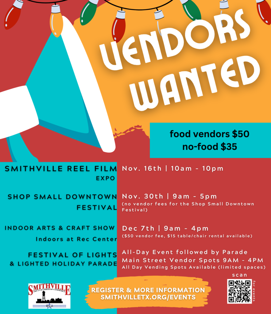 Vendors Wanted Smithville Area Chamber of Commerce